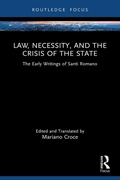 Cover: Law, Necessity, and the Crisis of the State - Routledge