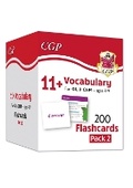 Cover: 11+ Vocabulary Flashcards for Ages 8-9 - Pack 2 - Coordination Group Publications Ltd (CGP)
