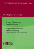 Cover: Expert Cultures and Standardization / - - - - Expertenkulturen und Standardisierung - Erich Schmidt Verlag