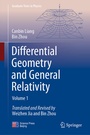 Cover: Differential Geometry and General Relativity - Springer