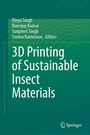 Cover: 3D Printing of Sustainable Insect Materials - Springer