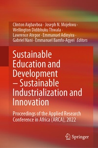 Abbildung von: Sustainable Education and Development - Sustainable Industrialization and Innovation - Springer