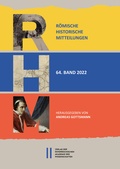 Cover: R&ouml;mische Historische Mitteilungen, Band 64 (2022) - Verlag der &ouml;sterreichischen Akademie der Wissenschaften