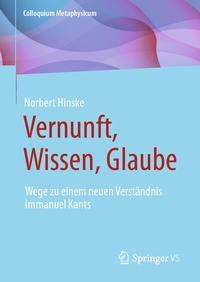 Abbildung von: Vernunft, Wissen, Glaube - Springer VS