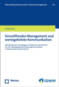 Cover: Sinnstiftendes Management und wertegeleitete Kommunikation - Nomos