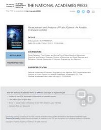 Abbildung von: Measurement and Analysis of Public Opinion - National Academies Press