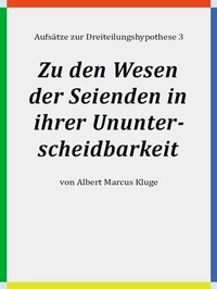 Abbildung von: Zu den Wesen der Seienden in ihrer Ununterscheidbarkeit - Books on Demand
