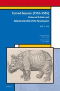 Cover: Conrad Gessner (1516-1565) - Brill