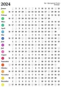 Bild: Der Springende Punkt wei&szlig; 2024 57,5x81 - Domberger