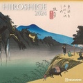 Cover: N NEUMANN VERLAGE Hiroshige Brosch&uuml;renkalender 2024, im Format 30 x 30 cm, Monatskalender mit Platz f&uuml;r Notizen, Kunstkalender im japanischen Ukiyo-e Stil - Neumann