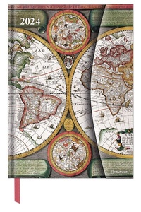 Bild vergrößern Bild: Antique Maps 2024 - Diary - Buchkalender - Taschenkalender - 16x22 - Neumann