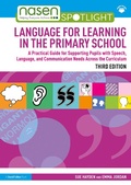 Cover: Language for Learning in the Primary School - Routledge