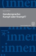 Abbildung von: Gendersprache: Kampf oder Krampf? - Duncker & Humblot
