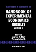 Cover: Handbook of Experimental Economics Results - North-Holland