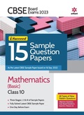 Cover: Cbse Board Exams 2023 I Succeed 15 Sample Question Papers Mathematics (Basic) Class 10 - Arihant Publications India Limited