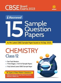 Abbildung von: Cbse Board Exams 2023 I-Succeed 15 Sample Question Papers Chemistry Class 12th - Arihant Publications India Limited