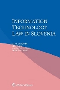 Abbildung von: Information Technology Law in Slovenia - Kluwer Law International