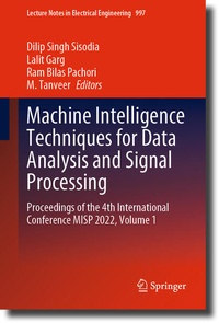 Enlarge image Cover: Machine Intelligence Techniques for Data Analysis and Signal Processing - Springer