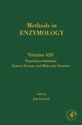 Cover: Translation Initiation: Extract Systems and Molecular Genetics - Academic Press