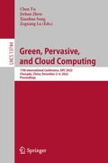 Cover: Green, Pervasive, and Cloud Computing - Springer