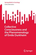 Cover: Collective Consciousness and the Phenomenology of &Eacute;mile Durkheim - Springer