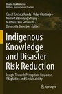 Cover: Indigenous Knowledge and Disaster Risk Reduction - Springer