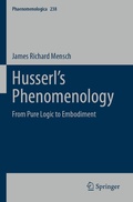 Cover: Husserl's Phenomenology - Springer