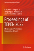 Cover: Proceedings of TEPEN 2022 - Springer