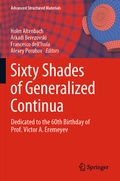 Cover: Sixty Shades of Generalized Continua - Springer