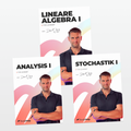 Cover: Mathe f&uuml;r Lehramt - Lernhefte Set - mit Lernvideos von Daniel Jung - StudyHelp Verlag