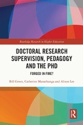 Cover: Doctoral Research Supervision, Pedagogy and the PhD - Routledge