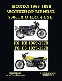 Abbildung von: HONDA 1969-1978 WORKSHOP MANUAL 750cc SOHC 4 CYLINDER K0 K8 & F0 F3 - Veloce Enterprises, Inc.
