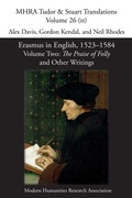 Cover: Erasmus in English, 1523-1584 - Modern Humanities Research Association
