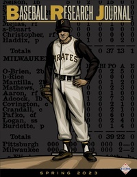 Abbildung von: Baseball Research Journal (BRJ), Volume 52 #1 - Society for American Baseball Research