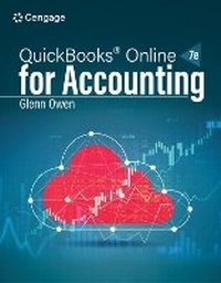 Abbildung von: Using QuickBooksA (R) Online for Accounting 2024 - South-Western College Publishing