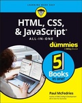 Cover: HTML, CSS, & JavaScript All-in-One For Dummies - Wiley