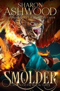 Cover: Smolder (Crown of Fae, #3) - Rowan & Ash Artistry