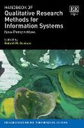 Cover: Handbook of Qualitative Research Methods for Information Systems - Edward Elgar Publishing