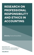 Cover: Research on Professional Responsibility and Ethics in Accounting - Emerald Publishing Limited
