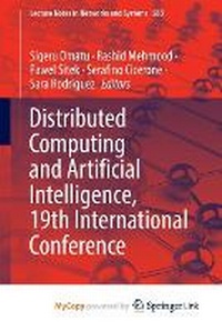 Enlarge image Cover: Distributed Computing and Artificial Intelligence, 19th International Conference - Springer