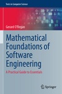 Cover: Mathematical Foundations of Software Engineering - Springer