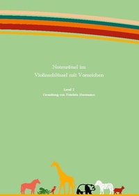 Abbildung von: Notenrätsel im Violinschlüssel mit Vorzeichen - BoD - Books on Demand