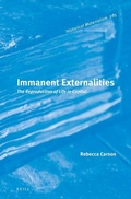 Cover: Immanent Externalities - Brill