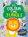 Cover: Jungle- It's Colour time with Stickers - Dreamland Publications