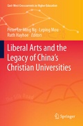 Cover: Liberal Arts and the Legacy of China's Christian Universities - Springer