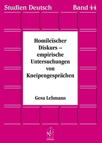 Abbildung von: Homileïscher Diskurs - empirische Untersuchungen von Kneipengesprächen - Iudicium