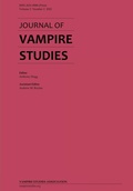 Cover: Journal of Vampire Studies - Vampire Studies Association