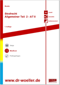Cover: MindBook - Strafrecht Allgemeiner Teil 2 - AT II - Dr. Woeller Fachverlag