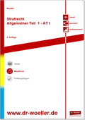 Cover: MindBook - Strafrecht Allgemeiner Teil 1 - AT I - Dr. Woeller Fachverlag