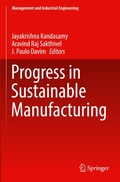 Cover: Progress in Sustainable Manufacturing - Springer